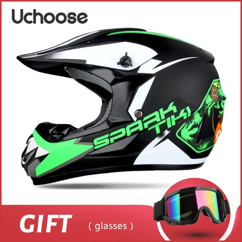 Full face motorcycle helmet for mountain bike  off-road  classic, MTB, racing, motocross, downhill, downhill AXSSIBLZ