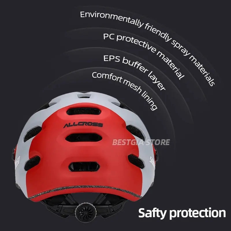 Full Face Safety Cycling Helmet - AXSSIBLZ