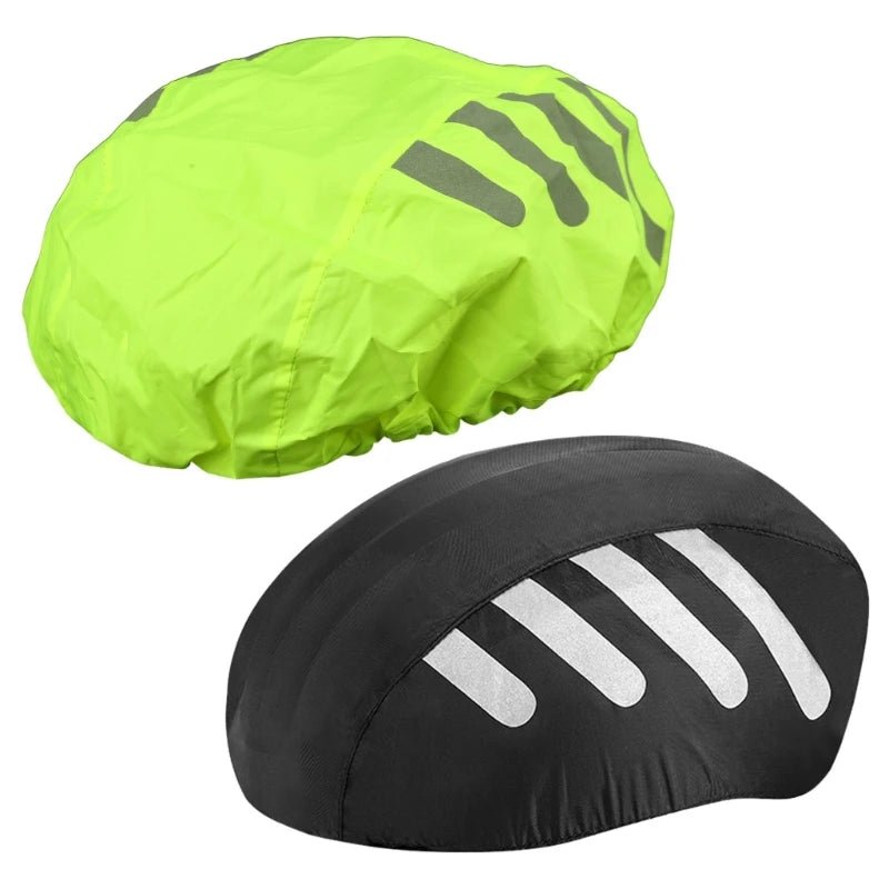 Cyclings Bicycles Helmets Rain Cover with Reflectives Strips Waterproofs Windproofs Bicycles Helmets Cover Cyclings Ride Gear AXSSIBLZ