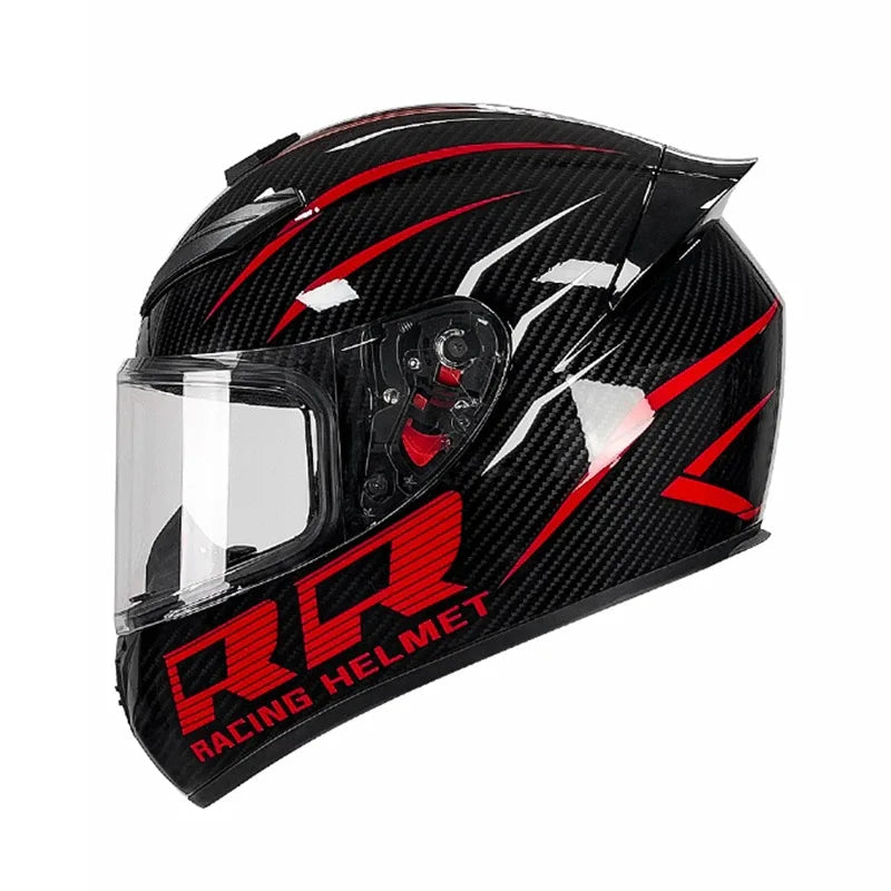 DOT Men and women motorcycle helmets are safe in winter Four Seasons Knights can be equipped with Bluetooth motorcycle helmets AXSSIBLZ