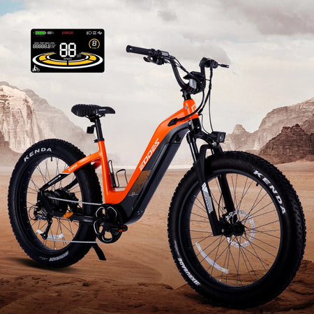 750W off-road electric bicycle 52V 17Ah 26 inch 4.0 fat tire with USB port and Bluetooth APP LCD screen 9-speed AXSSIBLZ