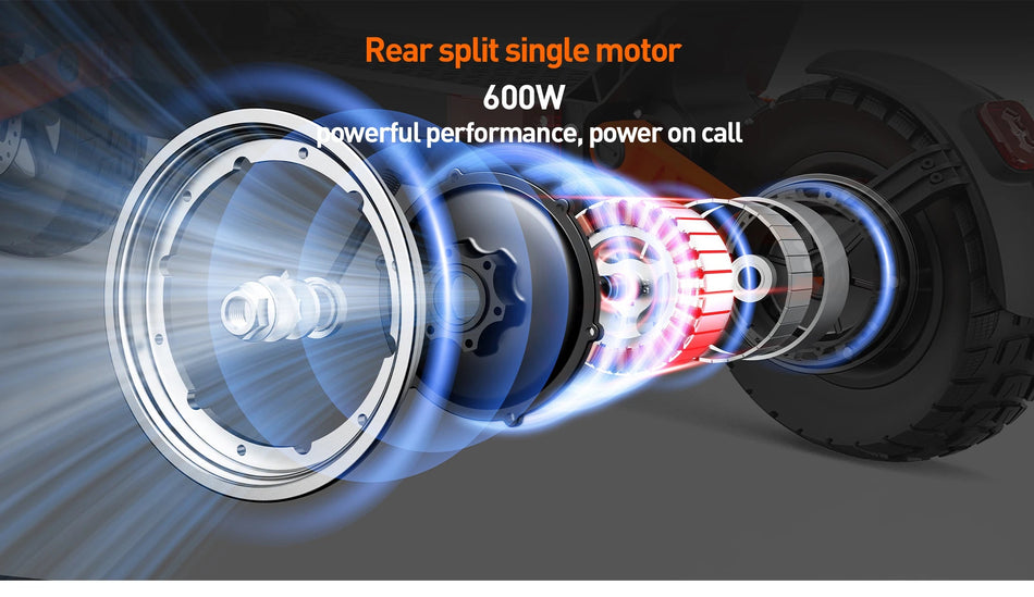 JOYOR S5-Z Electric Scooter 600W Motor 48V13Ah Battery E-Scooter 45KM Range 45KM/H Max Speed Off-road two-wheel Electric Vehicle AXSSIBLZ