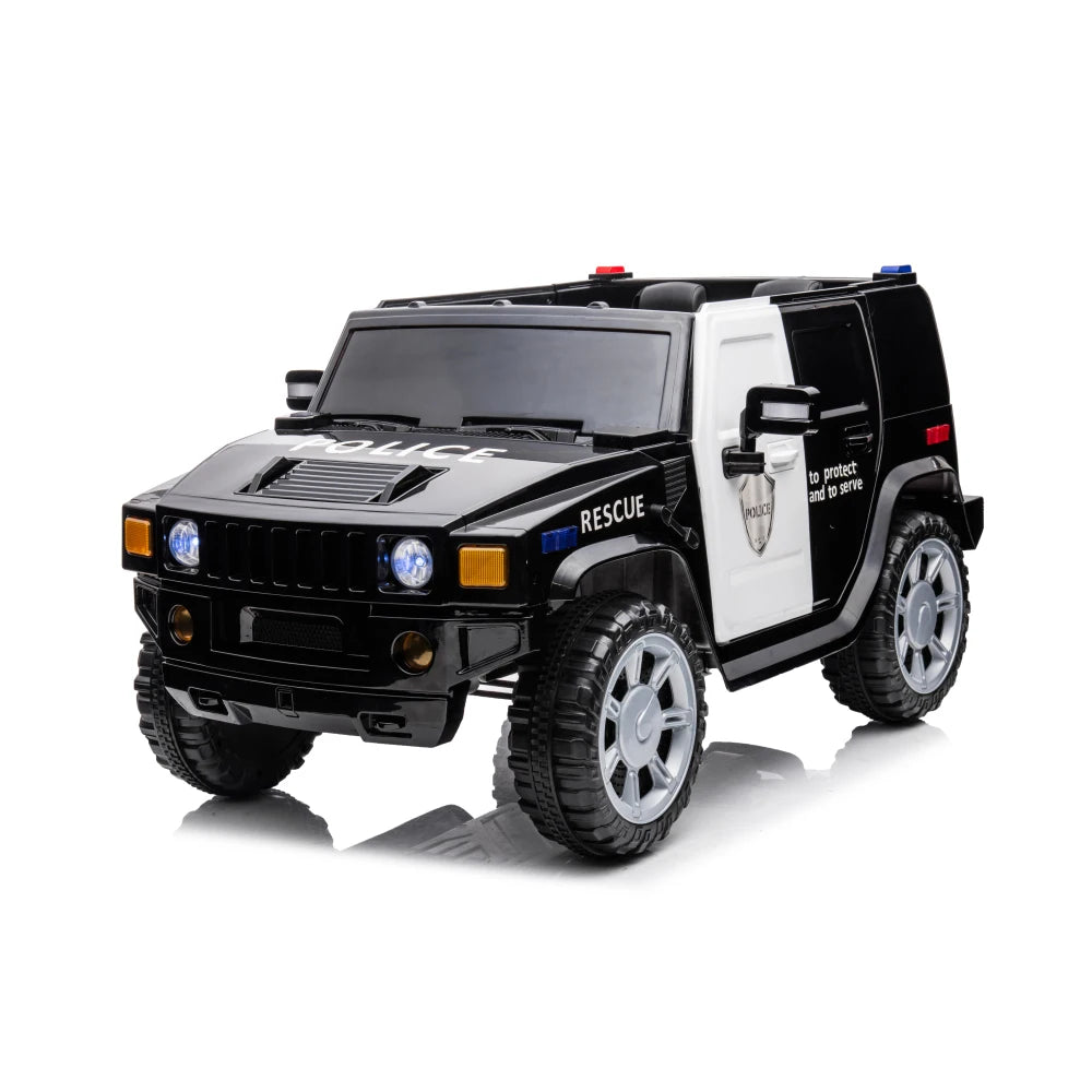 Electric Car 12v7a 30w*2 Four-wheel Drive Leather Seat 2.4G R/C, Seat Belt Four Wheel Absorber kids cars electric in ride on AXSSIBLZ