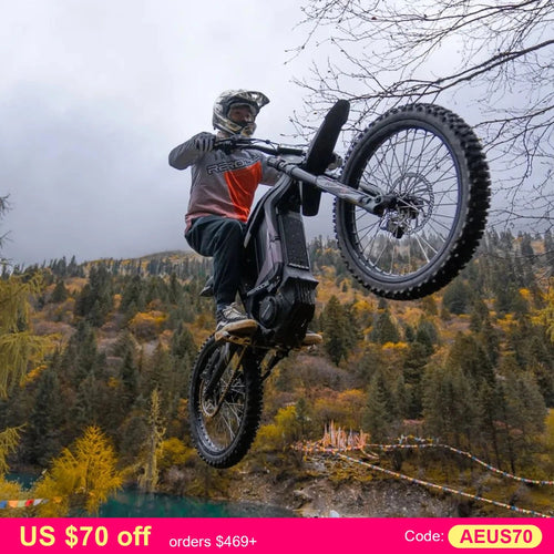 HEZZO 8000W Electric Dirt Bike 72v 35Ah Electric Bike Middrive Rerode R1 Ebike Off Road E Moto 53MPH 75 Miles Long Range 440NM AXSSIBLZ