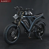 Akez King Kong X 1500W – Ultimate 20-inch Fat Tire Full Suspension E-Mountain Bike AXSSIBLZ
