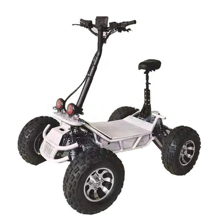 Unisex 8000W Off-Road Electric Scooter Popular 60V 60Ah Foldable ATV for Adults Four-Wheel Scooter with Optional Seat AXSSIBLZ