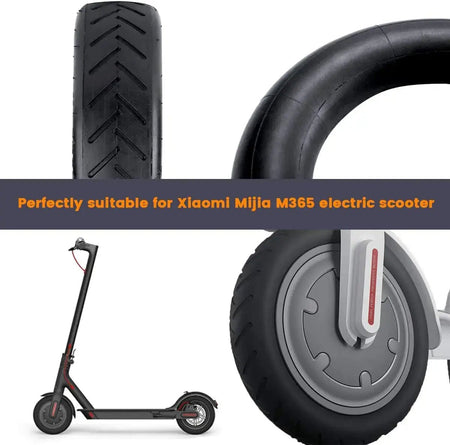 Electric Scooter Rubber Tire 8 1/2x2 Upgraded Thicken Inner Tube 8.5" Replacement Tire - AXSSIBLZ