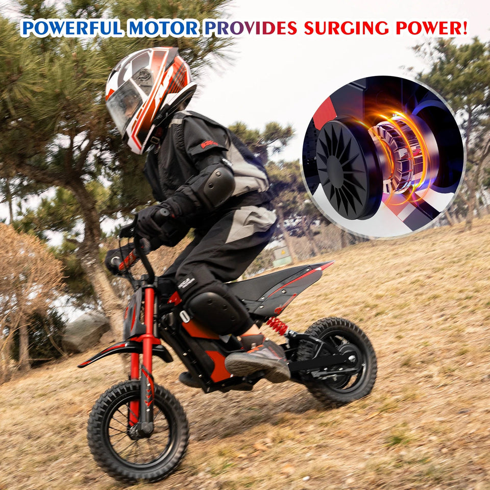 Warehouse 8kmh 12 kmh 25kmh 3 speed gears children electric motorcycle 12 inch 4ah 36v electric motorcycle kids motorbike custom AXSSIBLZ