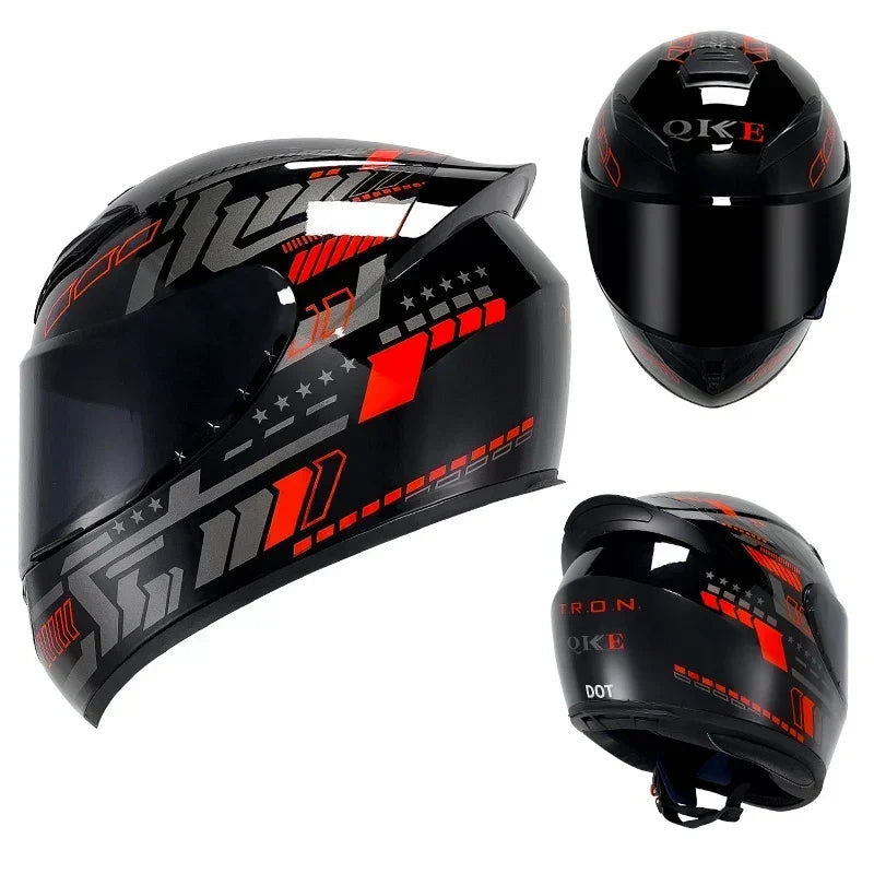 Motorcycle Helmet Racing Motocross Helmets Full Face Helmet Flip Up Moto Adult Motorbike Street Touring Riding Casco Capacete AXSSIBLZ