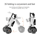 WILLJERDY Folding Electric Tricycle Mini Portable Adults Electric Scooter Small Elderly Mobility Electric Folding Bike AXSSIBLZ
