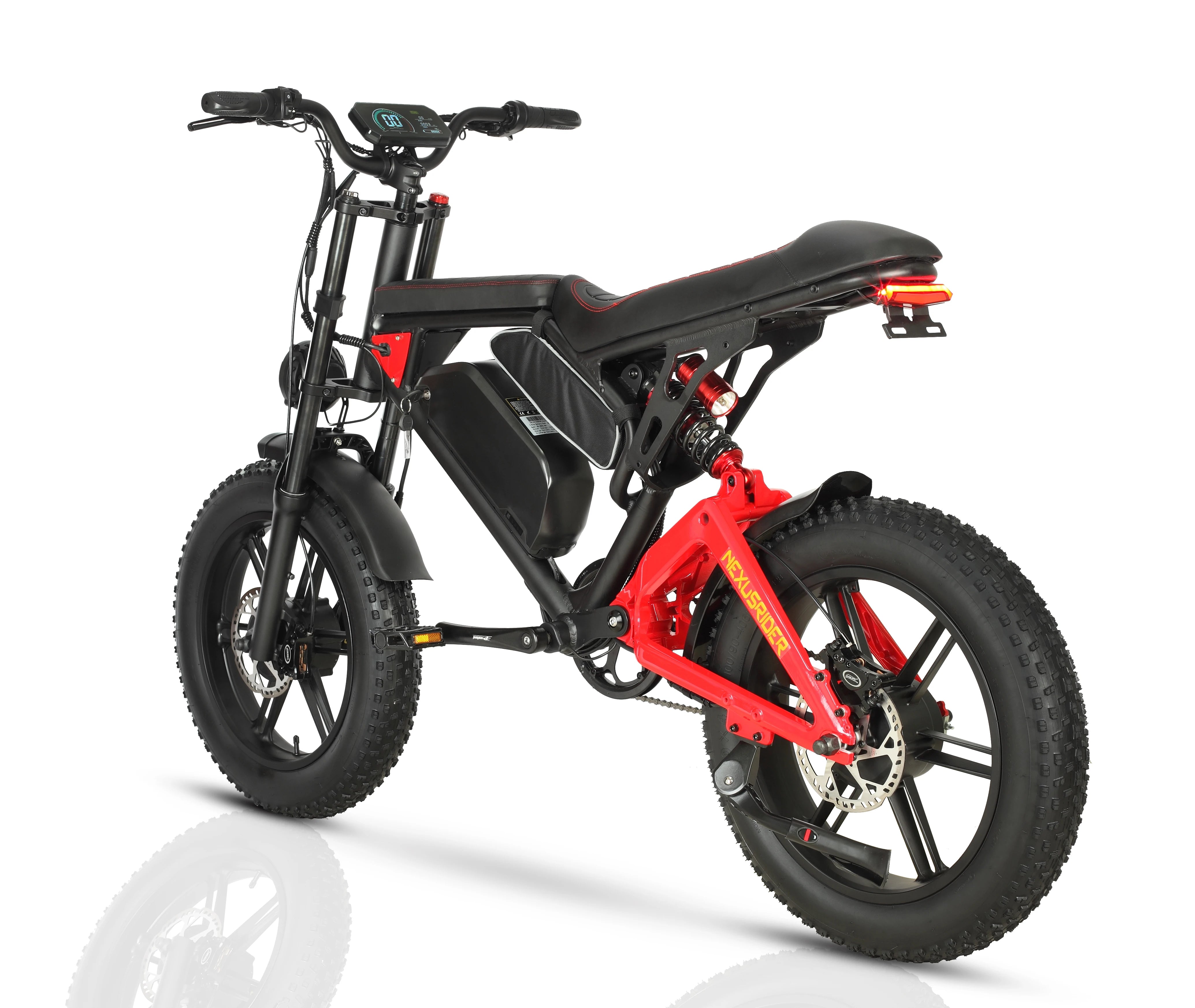 ThunderStrike 2000W Electric Dirt Bike – 20” Full Suspension Dual Motor Electric Bike for Ultimate Adventure AXSSIBLZ