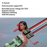 W6 2.4G Waterproof Remote Control Electric Skateboard Surfboard 3-Channel Screen Remote Control Wireless Charging AXSSIBLZ