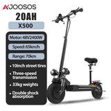 AJOOSOS 2024 X60 X700 X500 Electric Scooter 2400W-5600W Dual Motor Electric Scooters Adults Removable Seat Patinete Eléctricos AXSSIBLZ