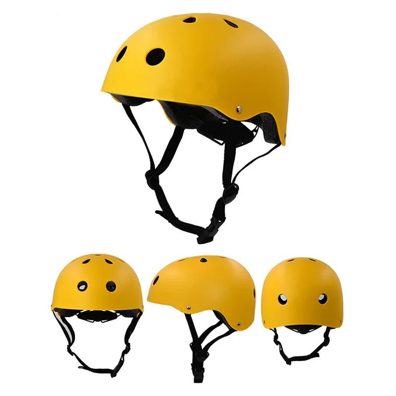 Adult Children's Skateboard Helmets Outdoor Sports Skiing Cycling Roller Skating Helmets Rock Climbing Safety Protection Helmets AXSSIBLZ