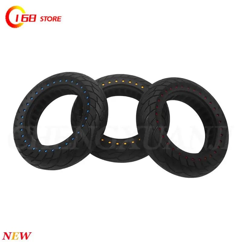 10 Inch 10X2.5 Solid Tire for Ninebot Max G30 Electric Scooter 10inch Explosion-Proof Hollow Honeycomb Tyre AXSSIBLZ