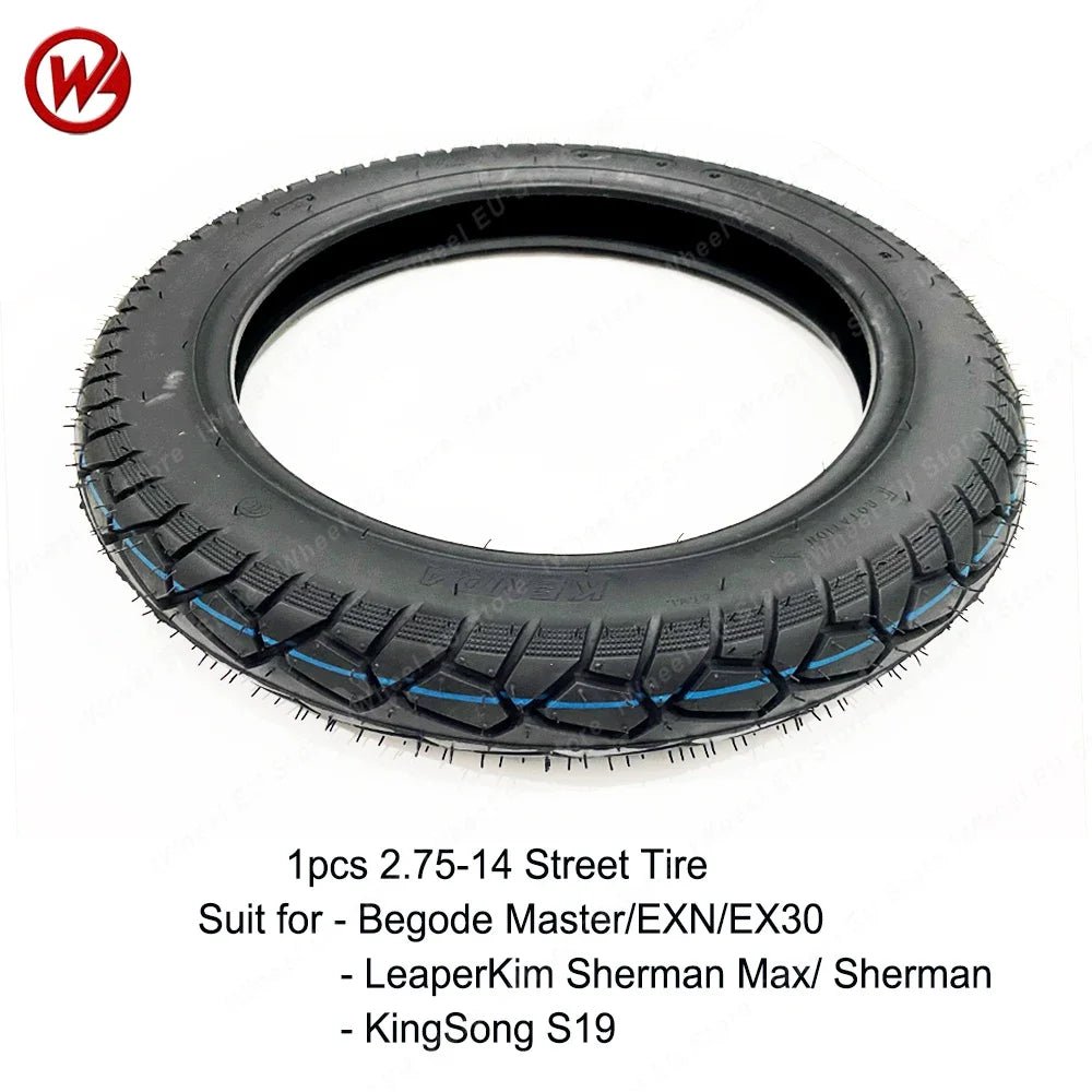 2.75-14 Street Tire for Begode Master/EXN/EX30 Sherman Max Sherman S KingSong S19 Electric Unicycle 2.75-14 Street Tire AXSSIBLZ