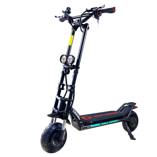 Original Kaabo Wolf Warrior X 10inch 60V 21Ah 60V 28Ah Battery Top speed 70km/h Electric Scooter with Hydraulic Shock Absorption AXSSIBLZ