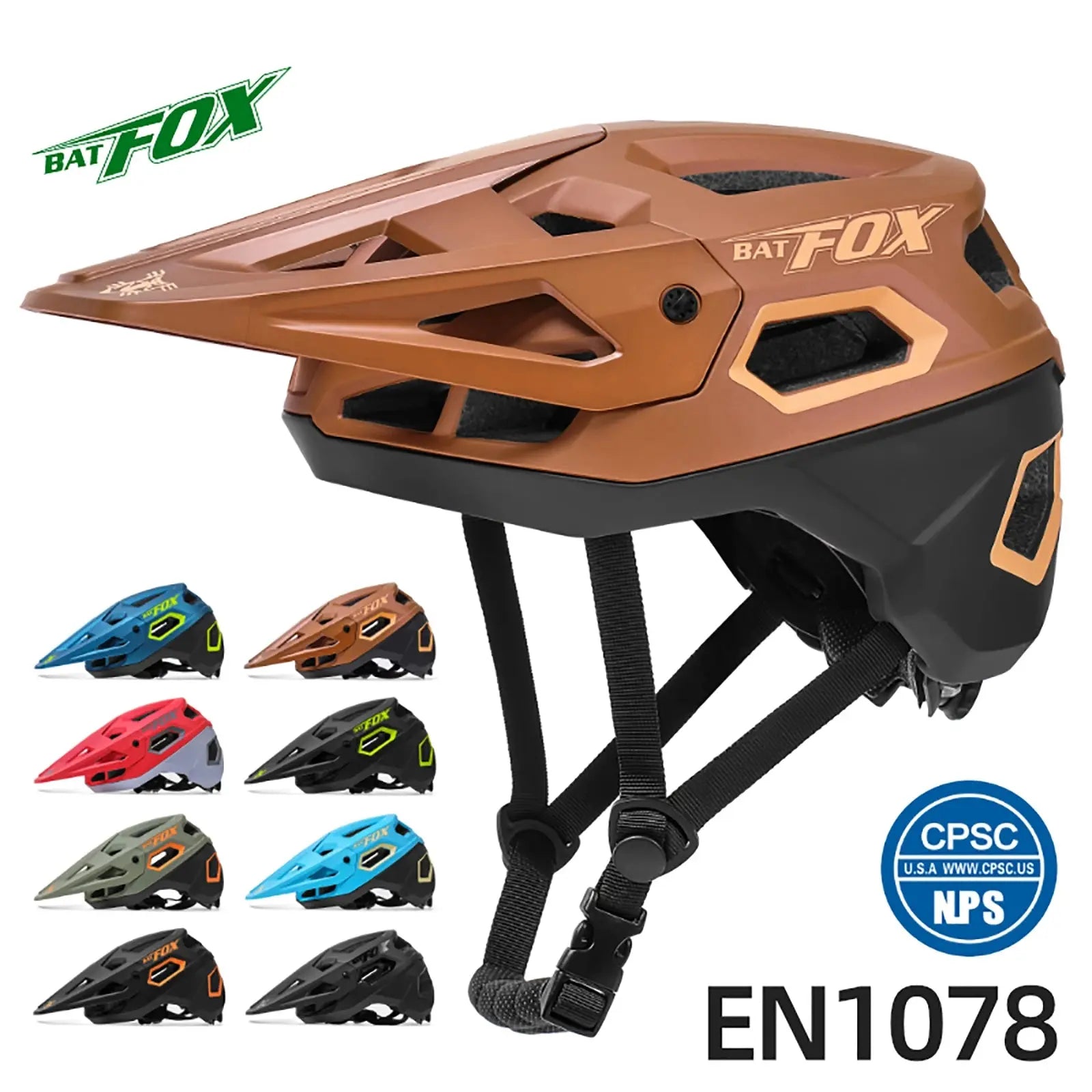 BATFOX MTB Integrally-Molded Ultralight Bicycle Helmet - AXSSIBLZ