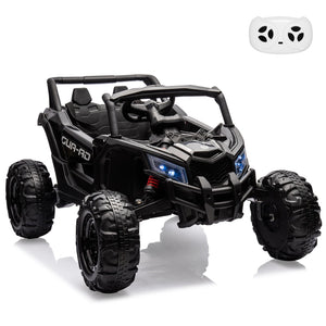 Kids UTV With Remote Control, 24V Ride On Car, Battery Powered Electric Vehicles, Spring Suspension, 200W Motor, Metal Frame AXSSIBLZ