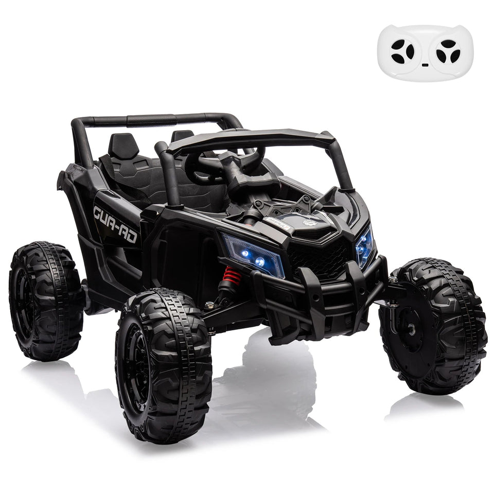 Kids UTV With Remote Control, 24V Ride On Car, Battery Powered Electric Vehicles, Spring Suspension, 200W Motor, Metal Frame AXSSIBLZ