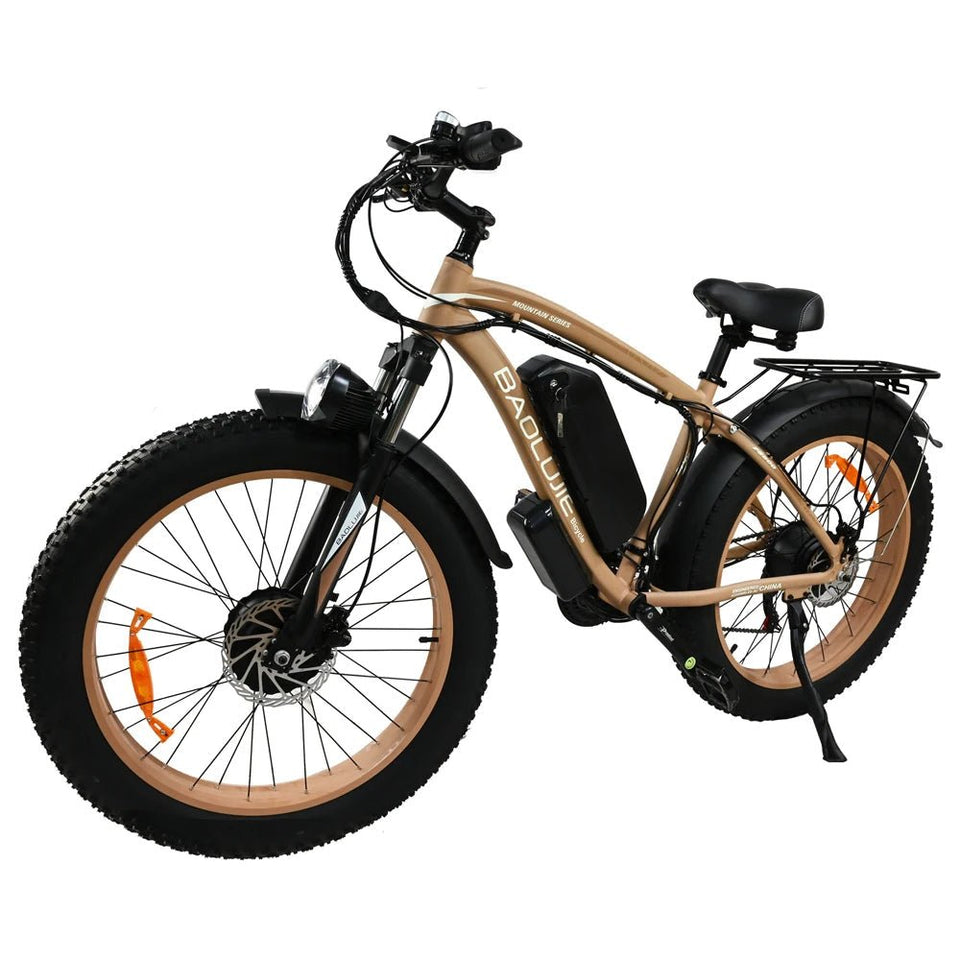 Baolujie 2000W Electric Bike with 20AhRemovable Battery 26"×4"Fat Tire Ebike for Adults 35MPH 80MilesElectric Bicycles AXSSIBLZ
