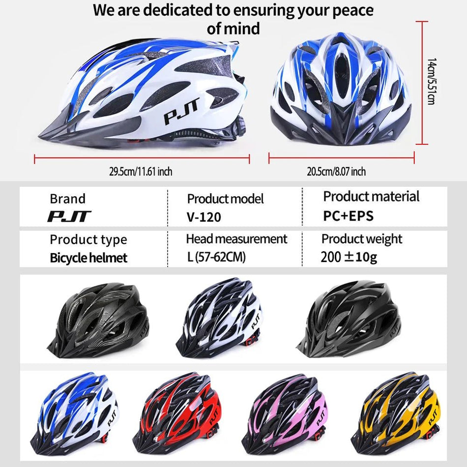 PMT New Cycling Helmet Comfort Lining Lightweight Hollow Riding Safety Head Protection Bicycle MTB Helmets Men Women Bike Helmet AXSSIBLZ