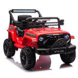12V Kids Ride On Electric Truck Car W/Parents Control,2WD,Four-wheel suspension,Early education function,Adjustable volume AXSSIBLZ