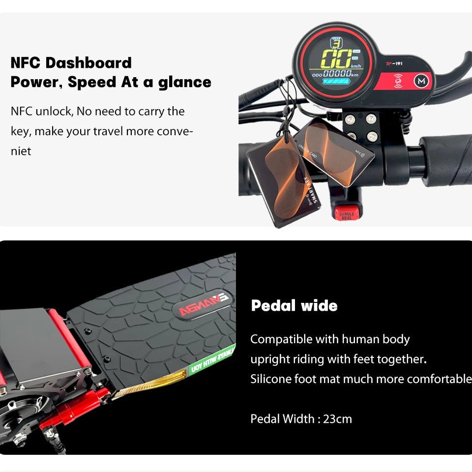 EU US USA Warehouse Foldable 2 Wheel Portable Mobility Electric Scooter 800w For Adult AXSSIBLZ