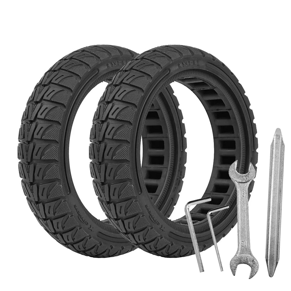 8.5 Inches Damping Durable Wheel 8.5x2-6.1 Honeycomb Solid Tire Colorful for Xiaomi M365 PRO PRO2 1S List Electric Scooter Tyre AXSSIBLZ