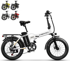 1000W Folding Electric Bike, 48V 20AH Large Removable Battery E Bike, 30+MPH, 80 Miles Max Range, 20" Fat Tire Electric Bike for AXSSIBLZ