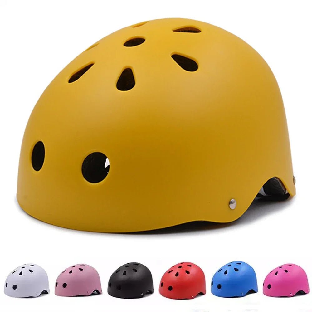 Adult Children's Skateboard Helmets Outdoor Sports Skiing Cycling Roller Skating Helmets Rock Climbing Safety Protection Helmets AXSSIBLZ