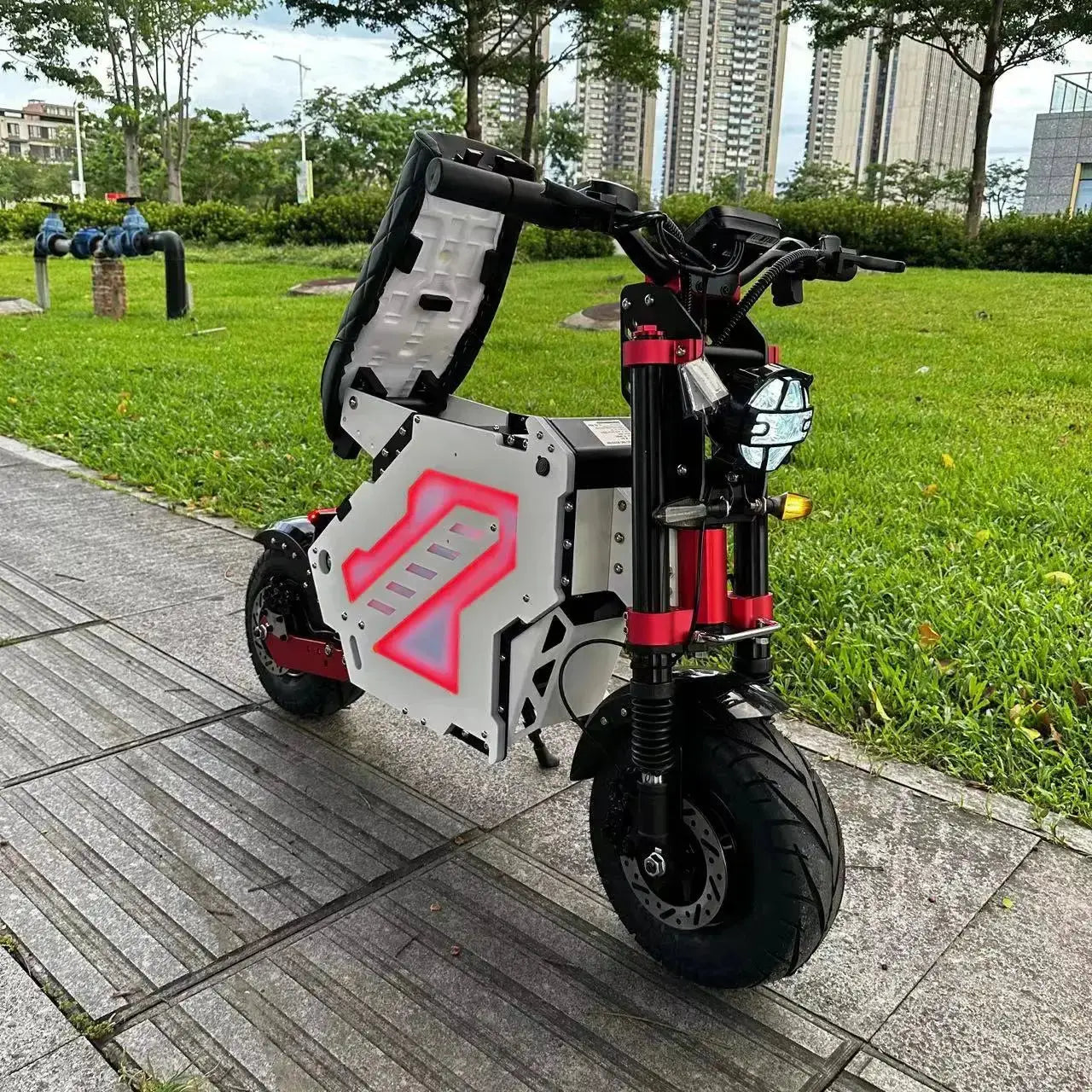 White Eshiner Off-Road Electric-Motorcycle