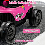 12V Ride On Car for Kids, F1 Racing Electric Vehicle for Toddlers with Remote Control, Battery Powered Motorized Toy with Music, AXSSIBLZ