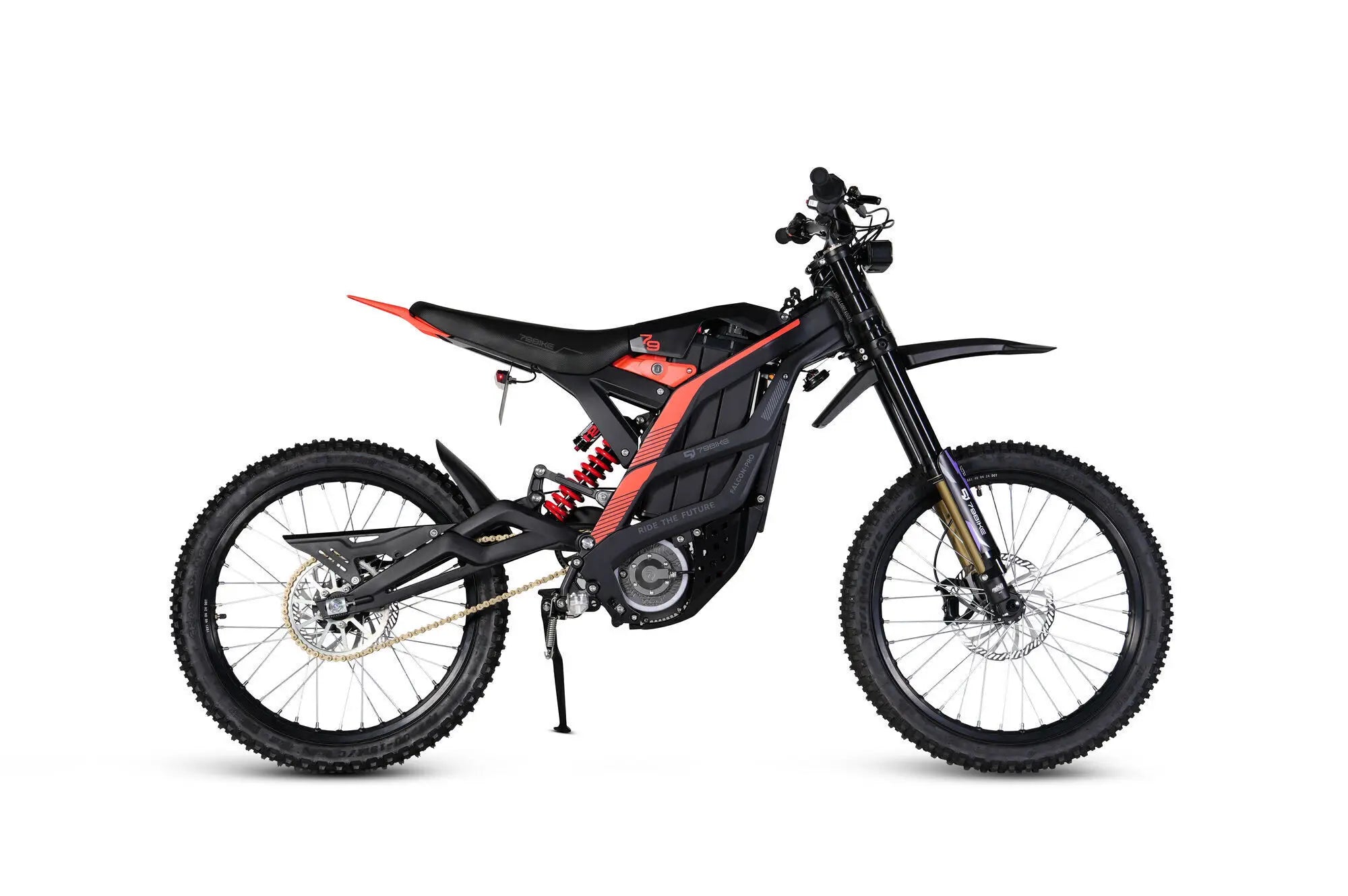 Falcon Pro 72V Electric Off-Road Bike 35Ah Long Range Full Suspension Ultimate Racing Dirt Motorcycle AXSSIBLZ