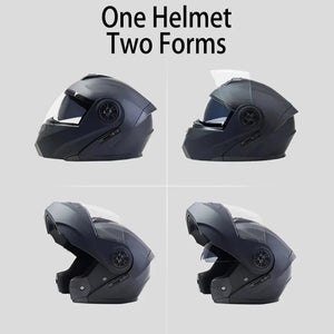 Personalised Dual Lens Flip Up Helmets Motocross Racing Modular Cascos Para Moto Men Women Fashion Full Face Motorcycle Helmet AXSSIBLZ
