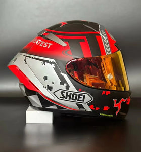 Motorcycle helme Full Face shoei X14 isle of man TT X-Sprit 3 RED  Motocross Racing Motobike Riding Helmet Casco De Motocicleta AXSSIBLZ