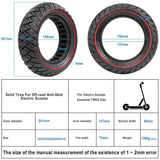 10*3/255*80(80/65-6)Off-road Tubeless Solid Tire Explosion-proof for KUGOO M4 Pro/VSETT10+/Zero 10X/Kaabo Electric Scooter Parts AXSSIBLZ