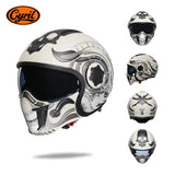 Motorcycle Helmet Full Face Open Face Helmet Modular Helmets Double Lens Quick Release Buckle Men Women CYRIL OP12A Cascos Moto AXSSIBLZ