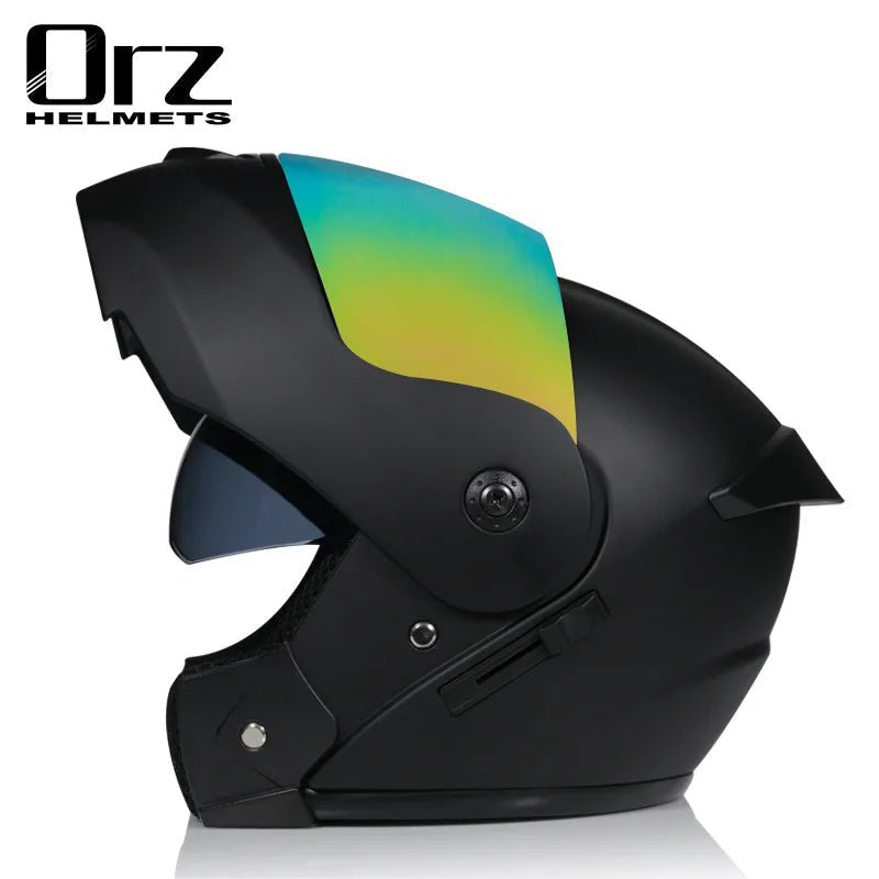 Casco capacetes double dual lens helmet motorcycle helmet full face helmets downhill racing helmets motorfiets helm AXSSIBLZ