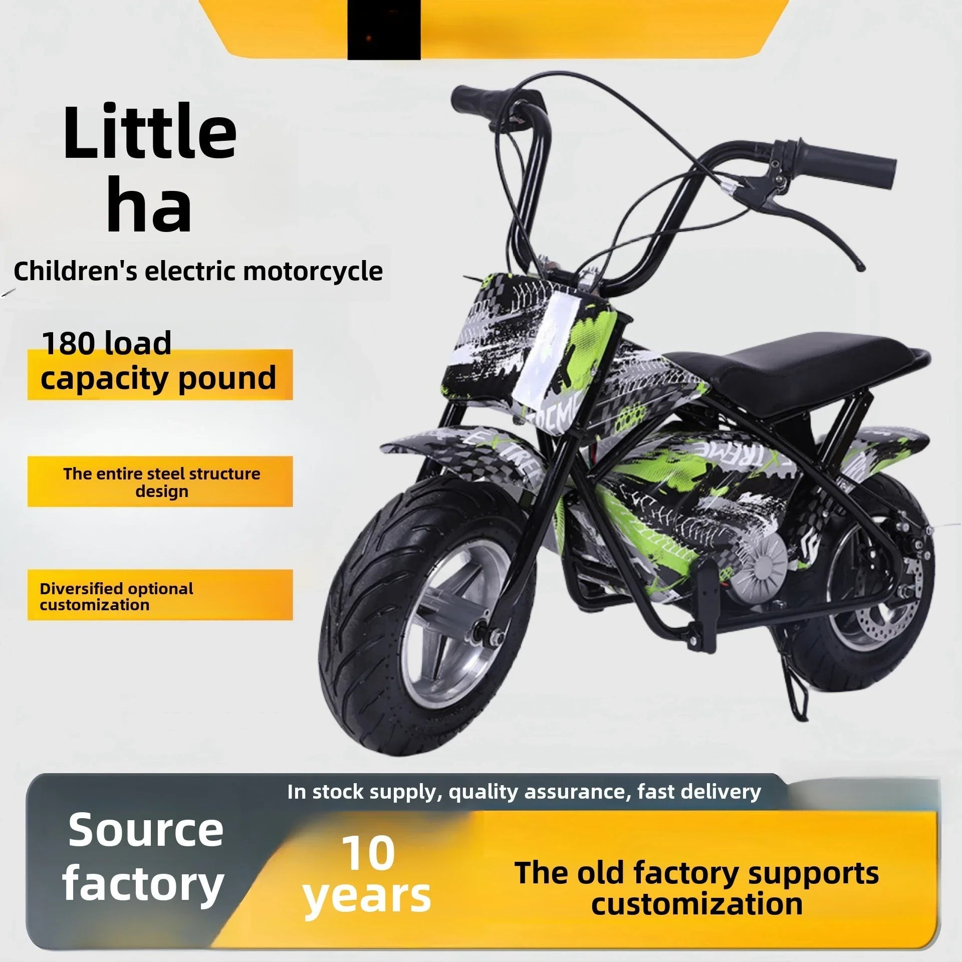 Harley Kids Motorcycle Light Play Electric Two Wheel Storm Motorcycle Electric Vehicle Kids Electric Motorcycle AXSSIBLZ