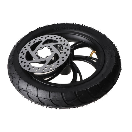 Electric Scooter 12 Inch Front Wheel 12 1/2X2 1/4 Tire Inner Tube Aluminum Rim With Brake Disc For E-bikes Folding Bicycles Bike AXSSIBLZ