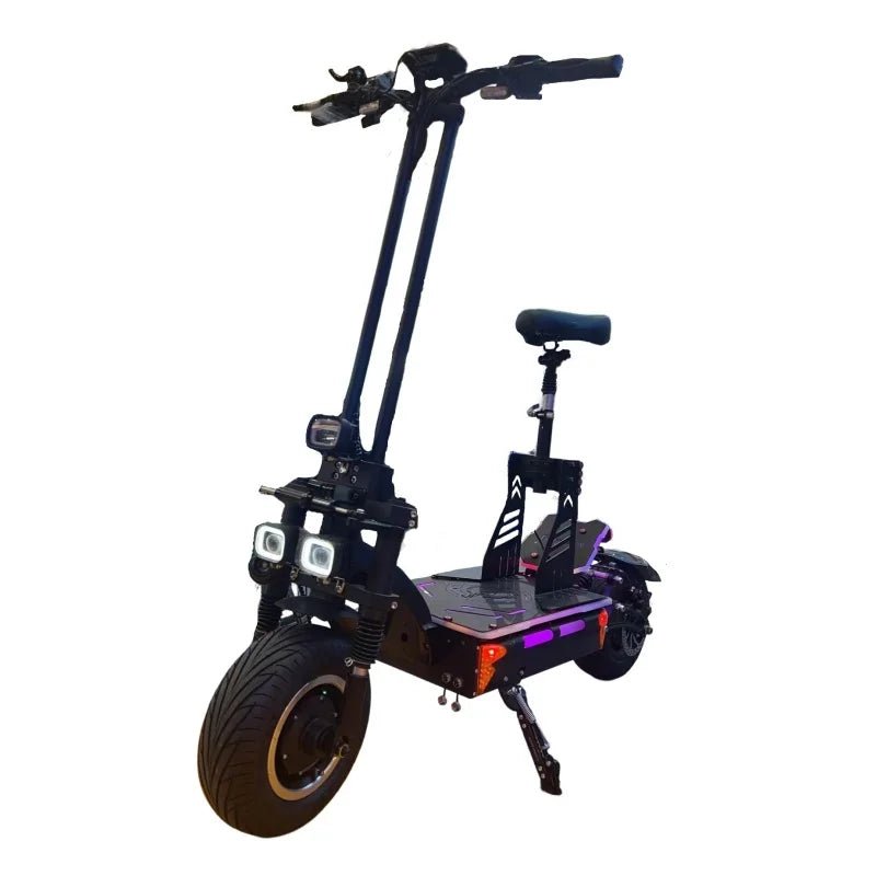 Fast Acceleration 120KM/H 75MPH Dual Motor 70MM Magnets Electric Scooter 72V 15000W Powerful 65A Controller Adult E Scooter AXSSIBLZ