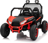 24V Ride on UTV Kids Car with Remote Control, Ride on Truck with Spring Suspensions, 2 Speeds,Lights, Treaded Tires AXSSIBLZ