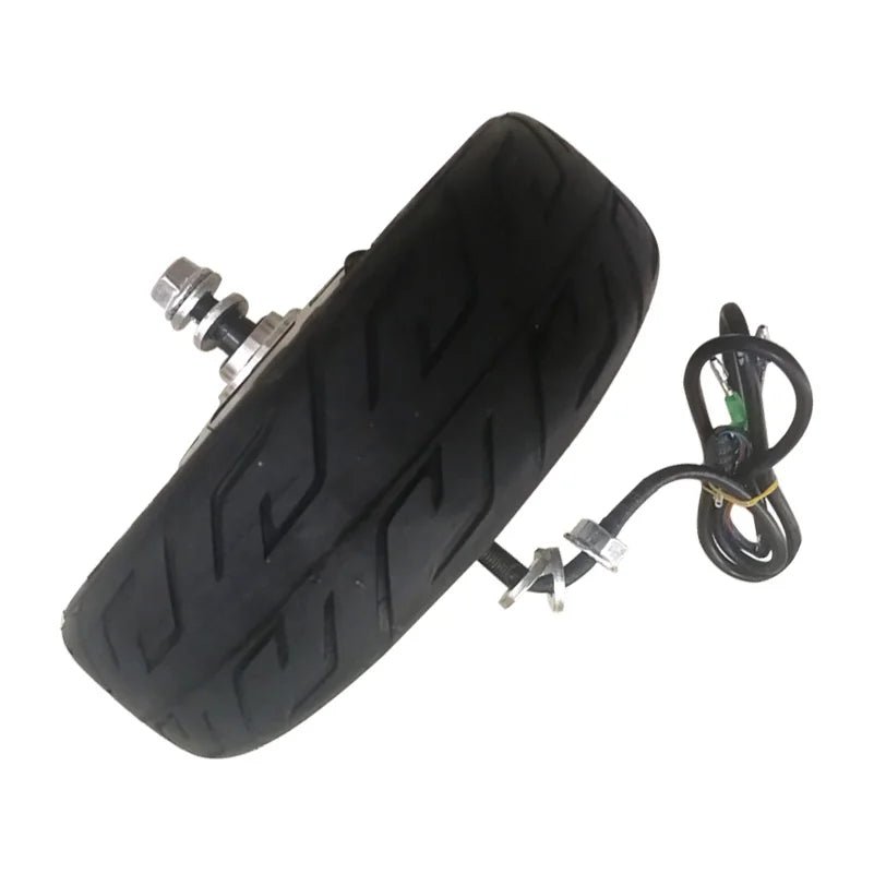 Motor For 10 Inch Electric Scooter 36v 350W 48v 500w Hub 10x2.70-6.5 Tubeless Vacuum Tire AXSSIBLZ