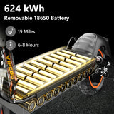 VIPCOO-VS1 eScooter 700W Motor 48V13AH Battery Portable Folding Design Electric Scooter 10 Inch Off-road Air Tire Fold E-Scooter AXSSIBLZ