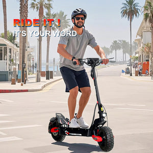 30MPH Electric Scooter,1200 Motor,20/40Miles Range EScooter With Spring Damping,Disc Brake,11'' Off-Road Tires Folding Scooter AXSSIBLZ