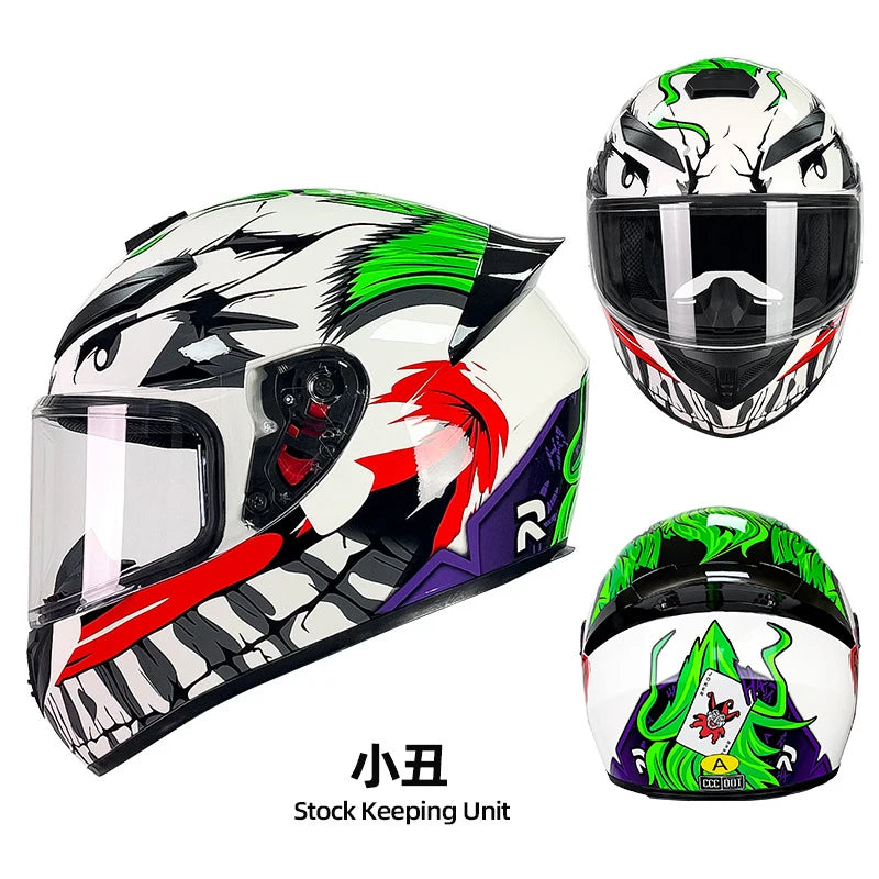 DOT Men and women motorcycle helmets are safe in winter Four Seasons Knights can be equipped with Bluetooth motorcycle helmets AXSSIBLZ