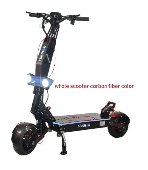 Geofought R7 E-Scooter carbon fiber