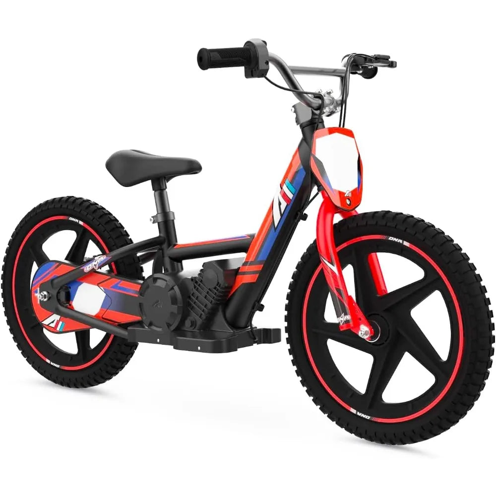 Adventure Mini 170/340W Electric Motorcycle – Kid's Off-Road Balance Bike, 10/12MPH, Perfect for Ages 3-12 AXSSIBLZ