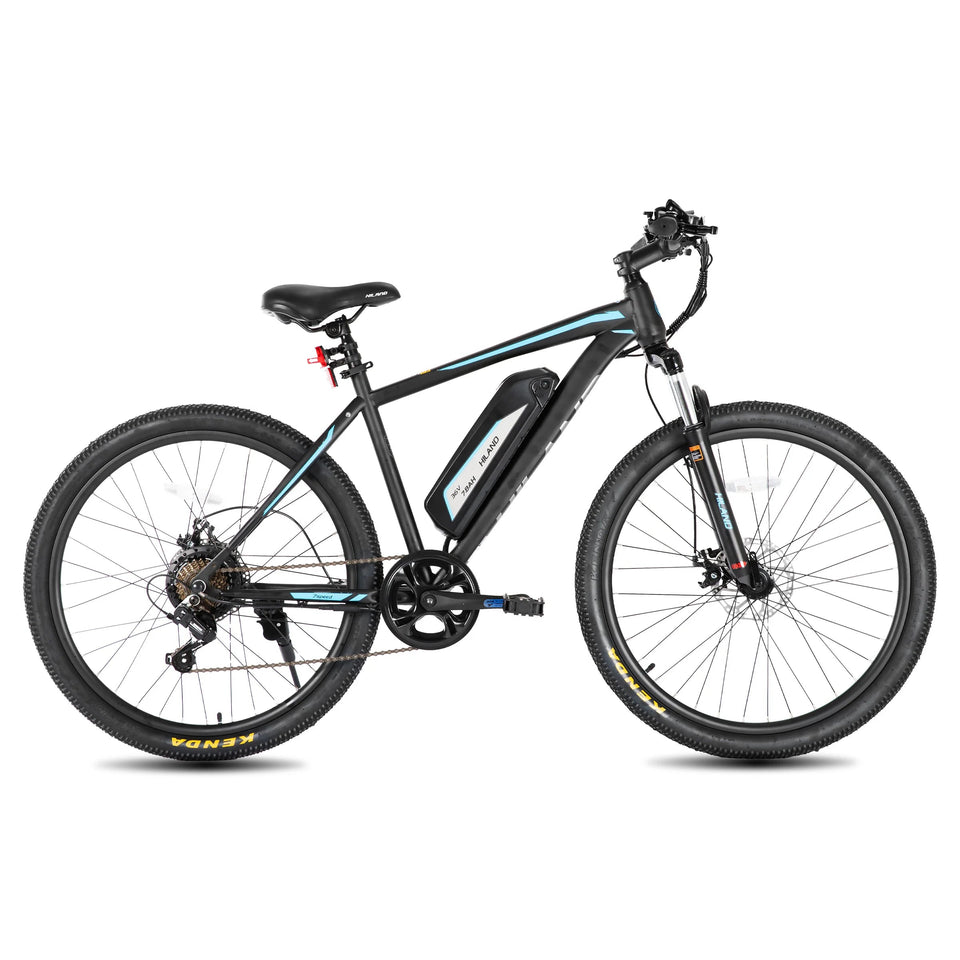 HILAND Electric Bike for Adults, 26 inch Electric Mountain Bicycle with Removable Battery, 500W 36V Motor, 7 speeds 20MPH Ebike AXSSIBLZ